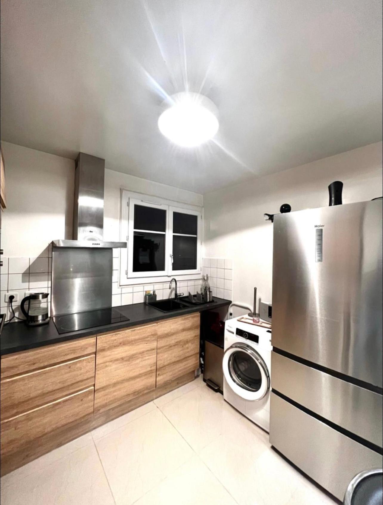 Modern 2 Bedroom Apartment Near Paris Metro, Giant Flat Screen Tv 85 Inches, Balcony, Free Parking Иври сюр Сен Екстериор снимка